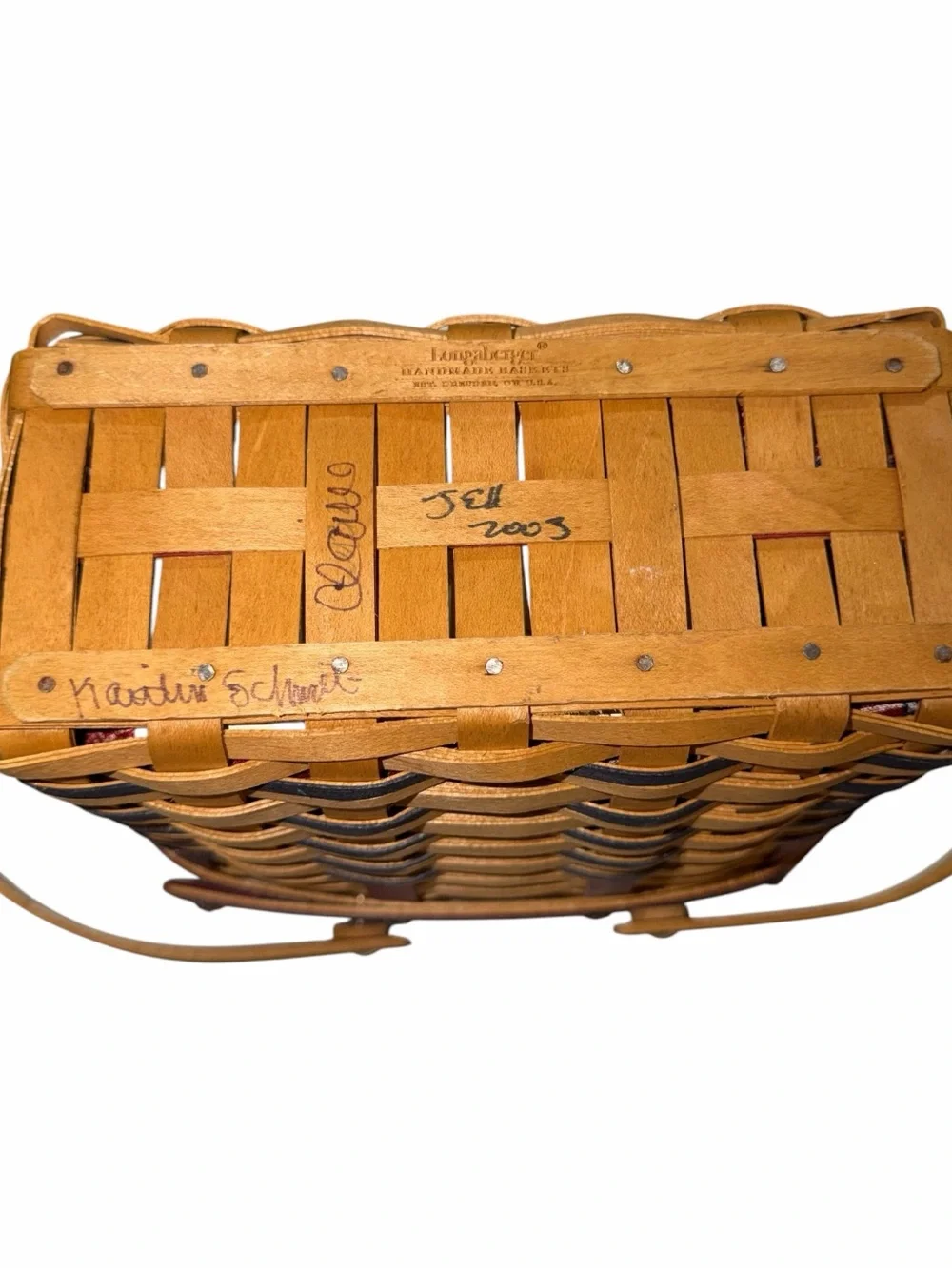 VINTAGE Longaberger 2003 Bee Basket